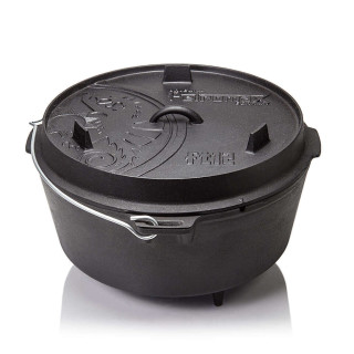 Petromax ft12 Dutch Oven Guss Feuertopf mit Standfüßen