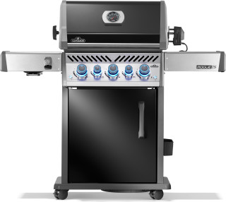 Napoleon Gasgrill Rogue Pro-S 425  schwarz, Sizzle Zone, Heckbrenner, inkl. Drehspieß