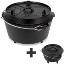 Petromax ft9 Dutch Oven Guss Feuertopf mit Fuß +...