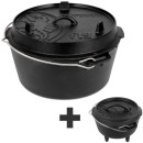 Petromax ft9-t Dutch Oven Guss Feuertopf + Gratis Zugabe...