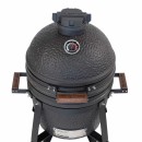 The Bastard Urban Kamado Keramikgrill Small matt-schwarz mit Edelstahlrost