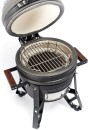 The Bastard Urban Kamado Keramikgrill Small matt-schwarz mit Edelstahlrost